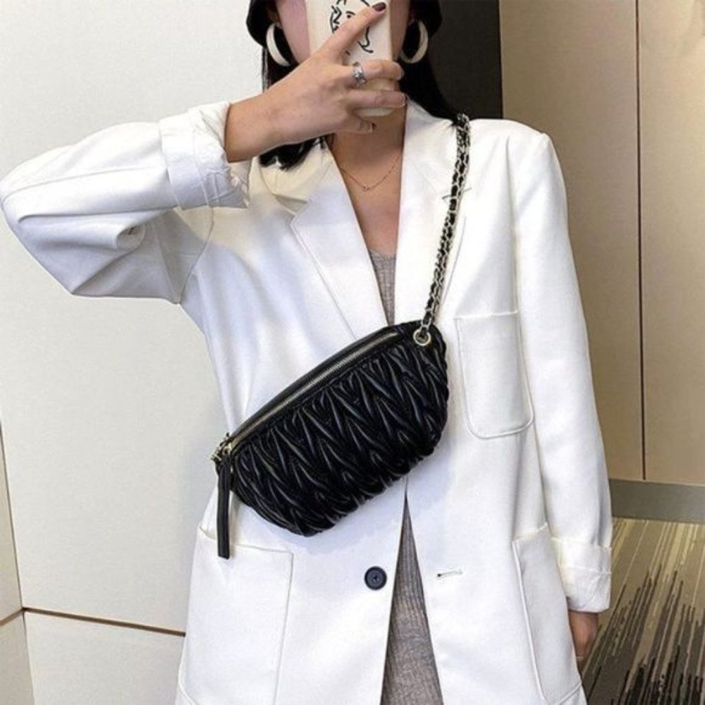 Women Crossbody Fanny Packs Black